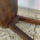 Industrial wooden stool
