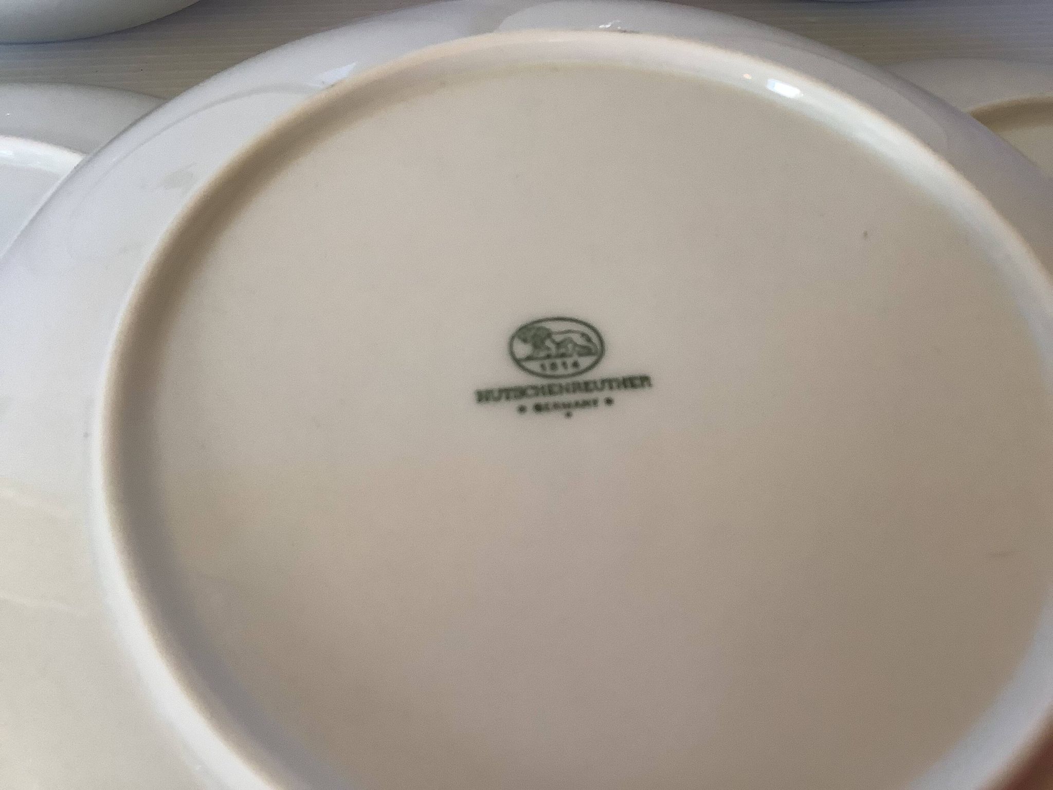Five vintage Hutschenreuther Germany plates