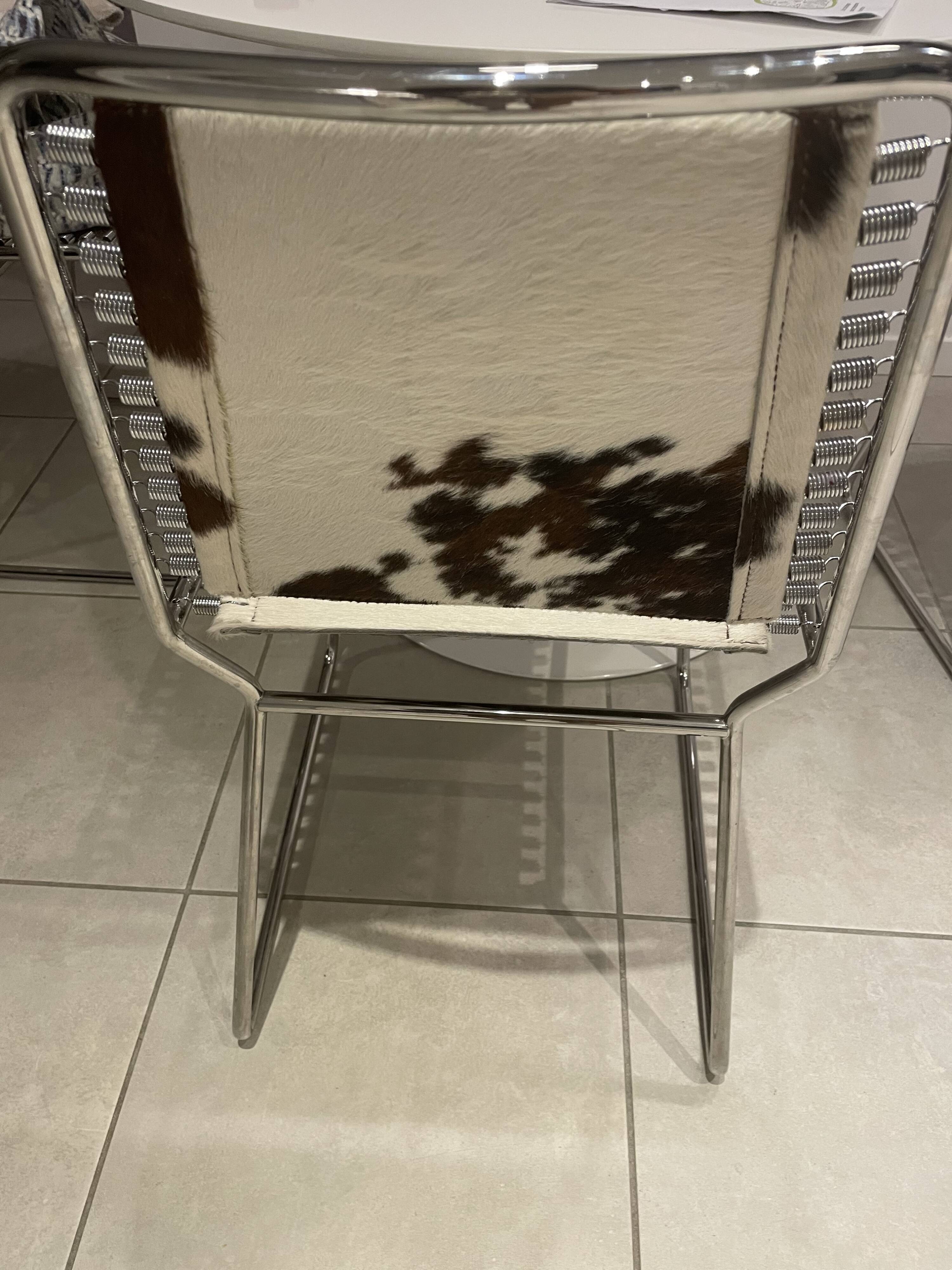 Cowhide chairs
