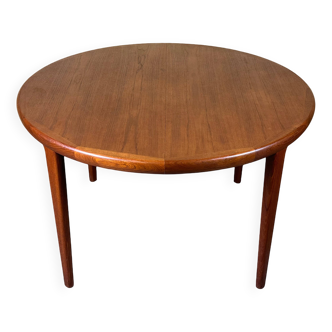 60s 70s Teak Dining Table Danish Modern Design Made in Denmark