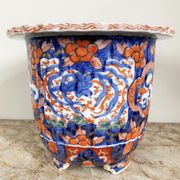 Pot de fleurs en porcelaine Imari 19ème siècle