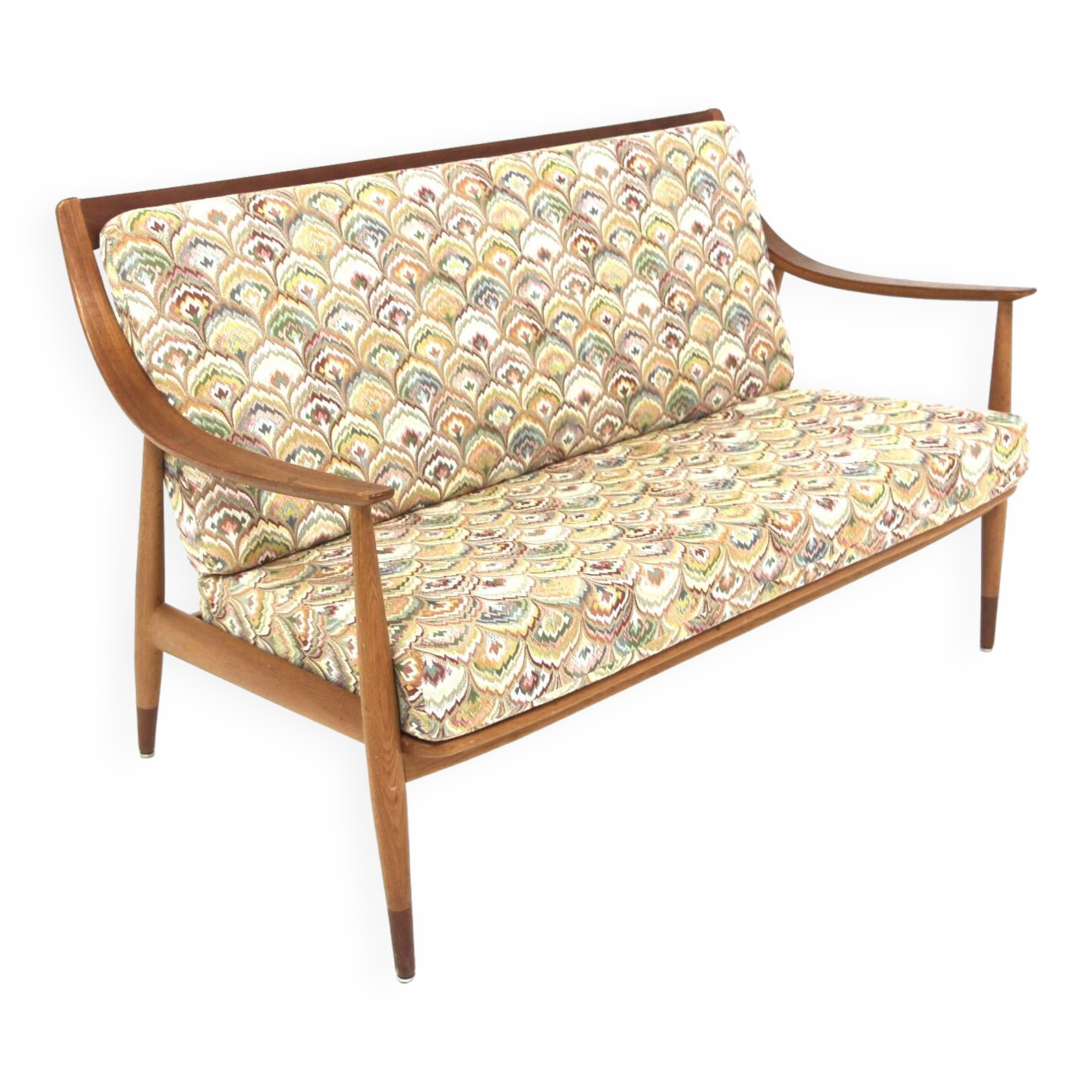 2-seater sofa "FD144", Peter Hvidt & Orla Mølgaard-Nielsen, France & Søn, Denmark, 1950