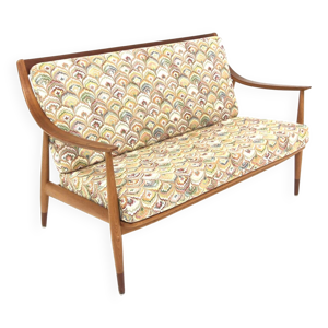 Canapé 2 places  ''FD144'', - hvidt orla