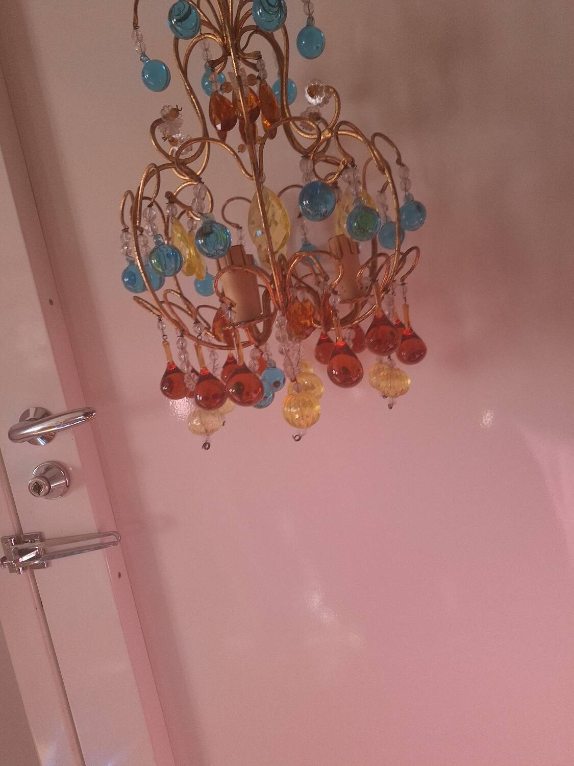 Vintage crystal chandelier