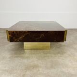 Guy Lefèvre 1970 solar flare side table