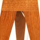 Pair of modern design teak wood lamps 1960