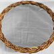 Miroir rond en osier tressé 45cm