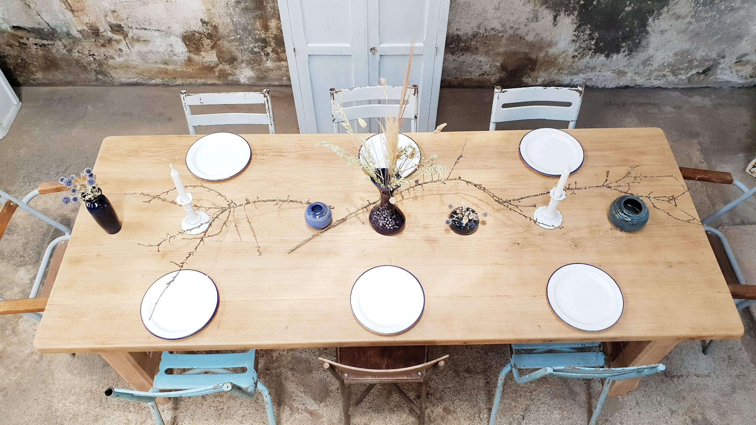 Vintage farmhouse table