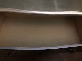 Commode argentée 3 tiroirs