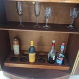 Art deco style bar with integrated lighting