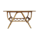 Coffee table rattan wicker years 50-60 vintage