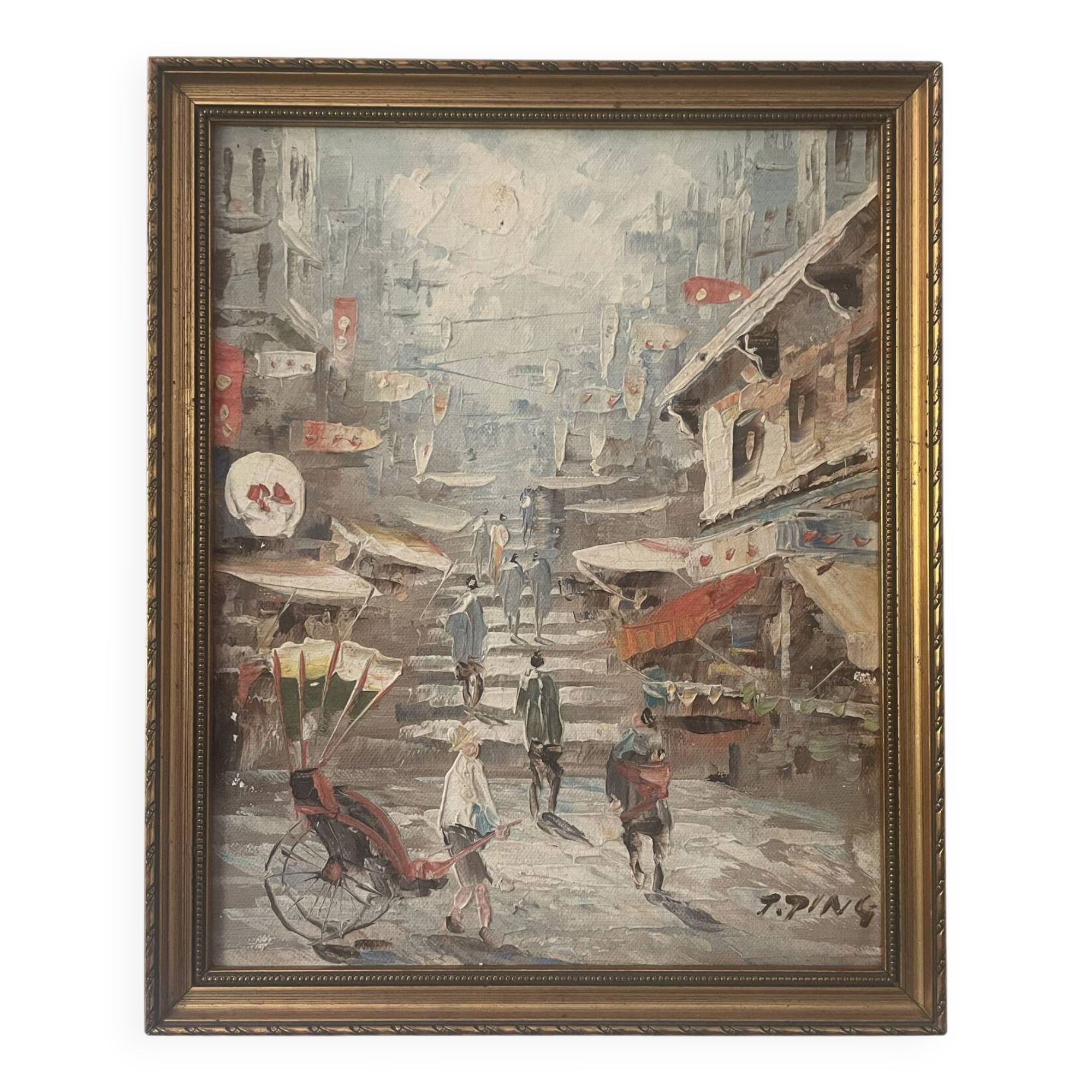Huile sur bois orientaliste