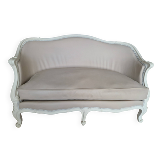 Canapé corbeille style Louis XV