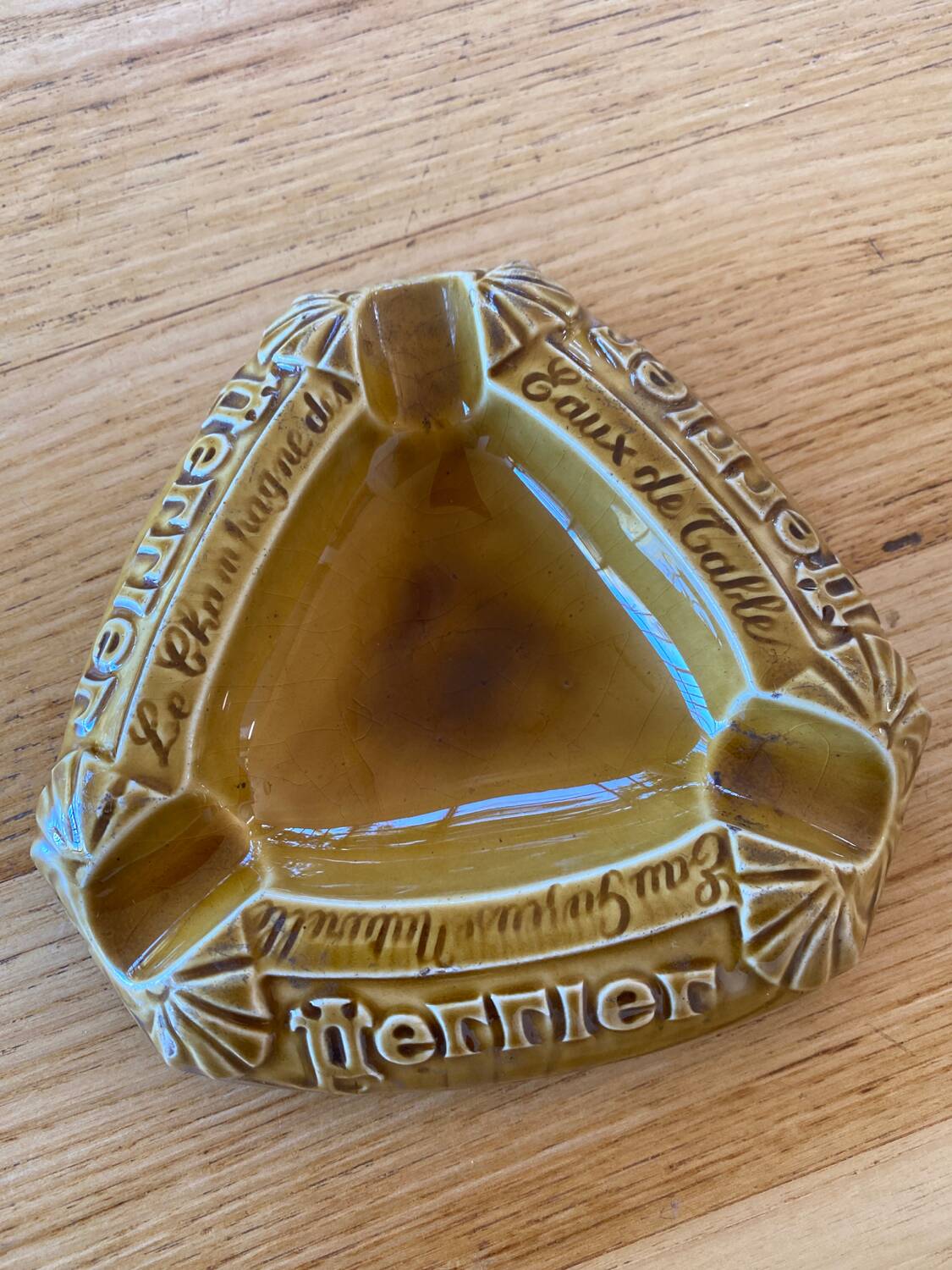 Perrier ashtray