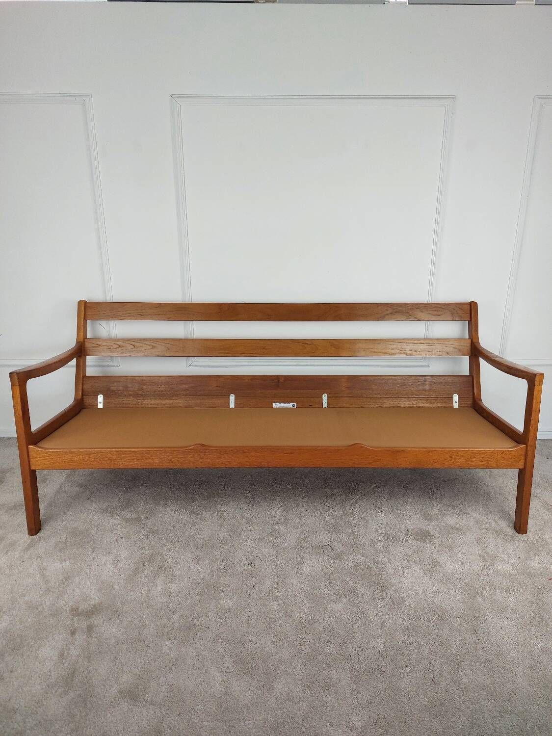 Set of 3 seats and 2 Senator armchairs by Ole Wanscher for Poul Jep