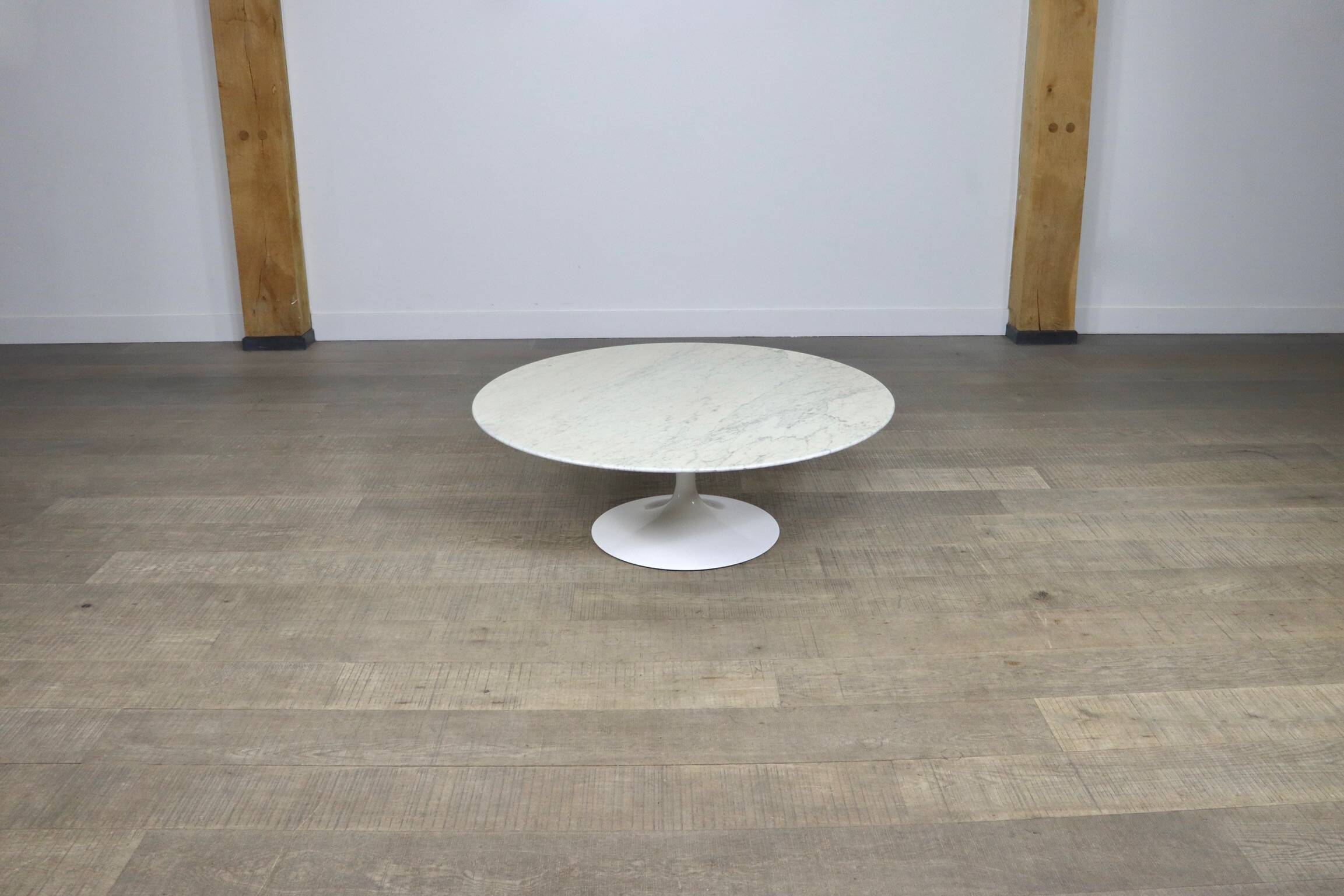 Vintage Marble Tulip Coffee Table By Eero Saarinen For Knoll, 1970s