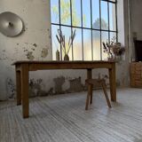 Solid oak farmhouse table 180 cm