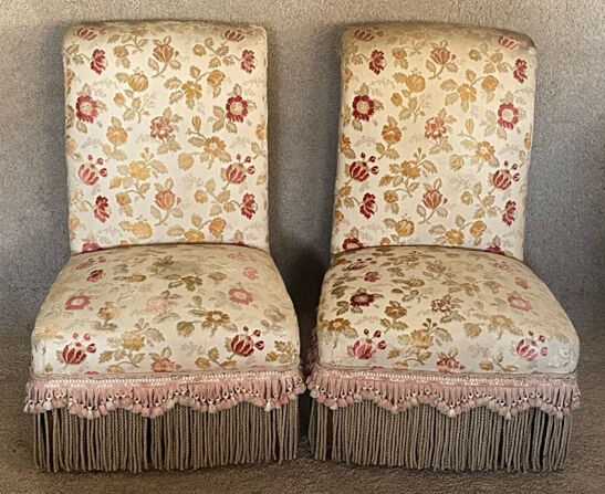 Pair of heater chairs
