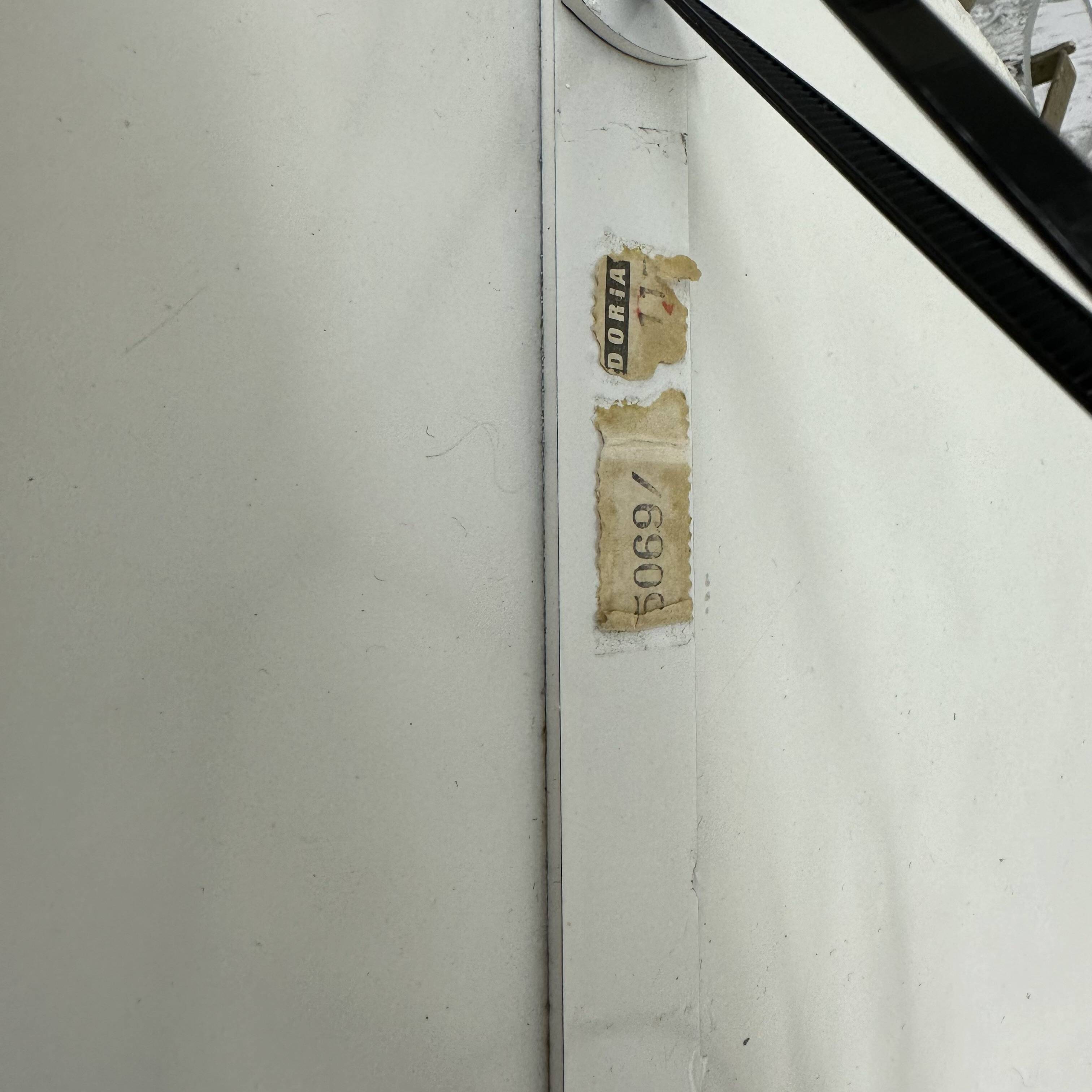 Glass Tubes Chandelier Flush mount from Doria Leuchten, 1960s