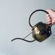Old brass watering can