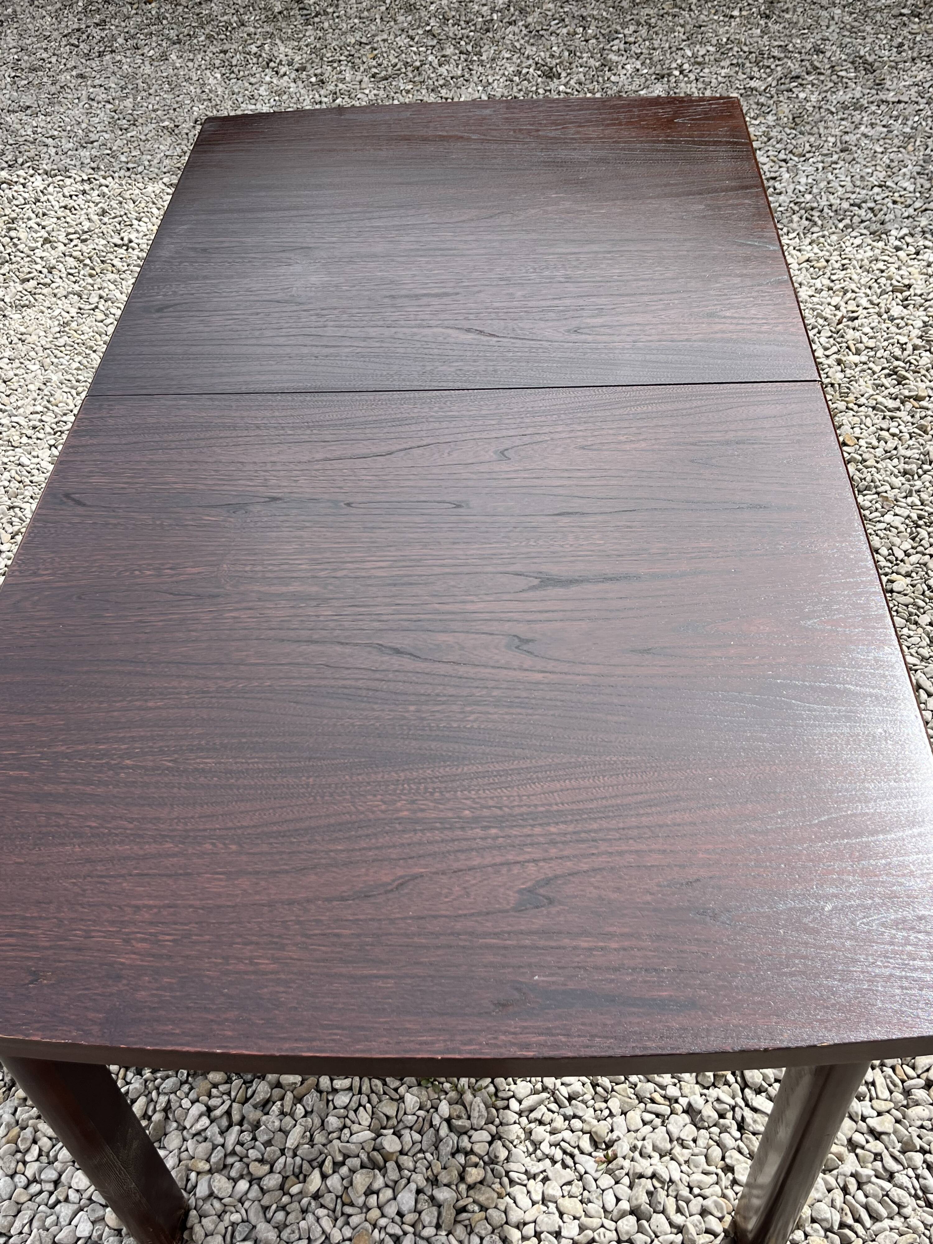 Scandinavian extendable teak table