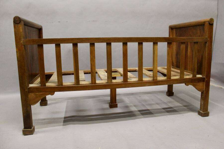 Louis Philippe walnut children's bed
