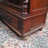 Louis XIII oak display case