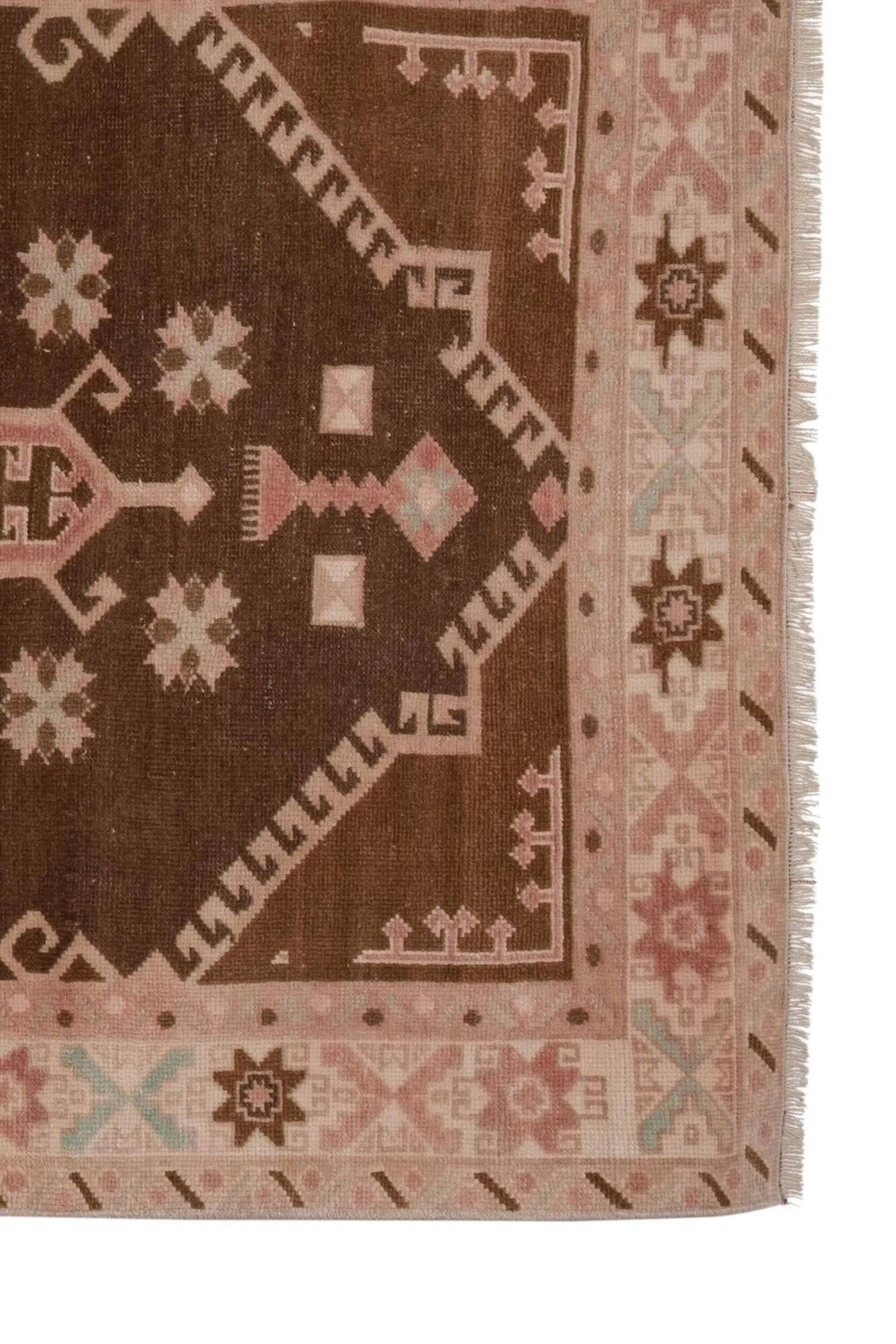 Tapis de couloir turc vintage