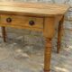 Table en bois 2 tiroirs