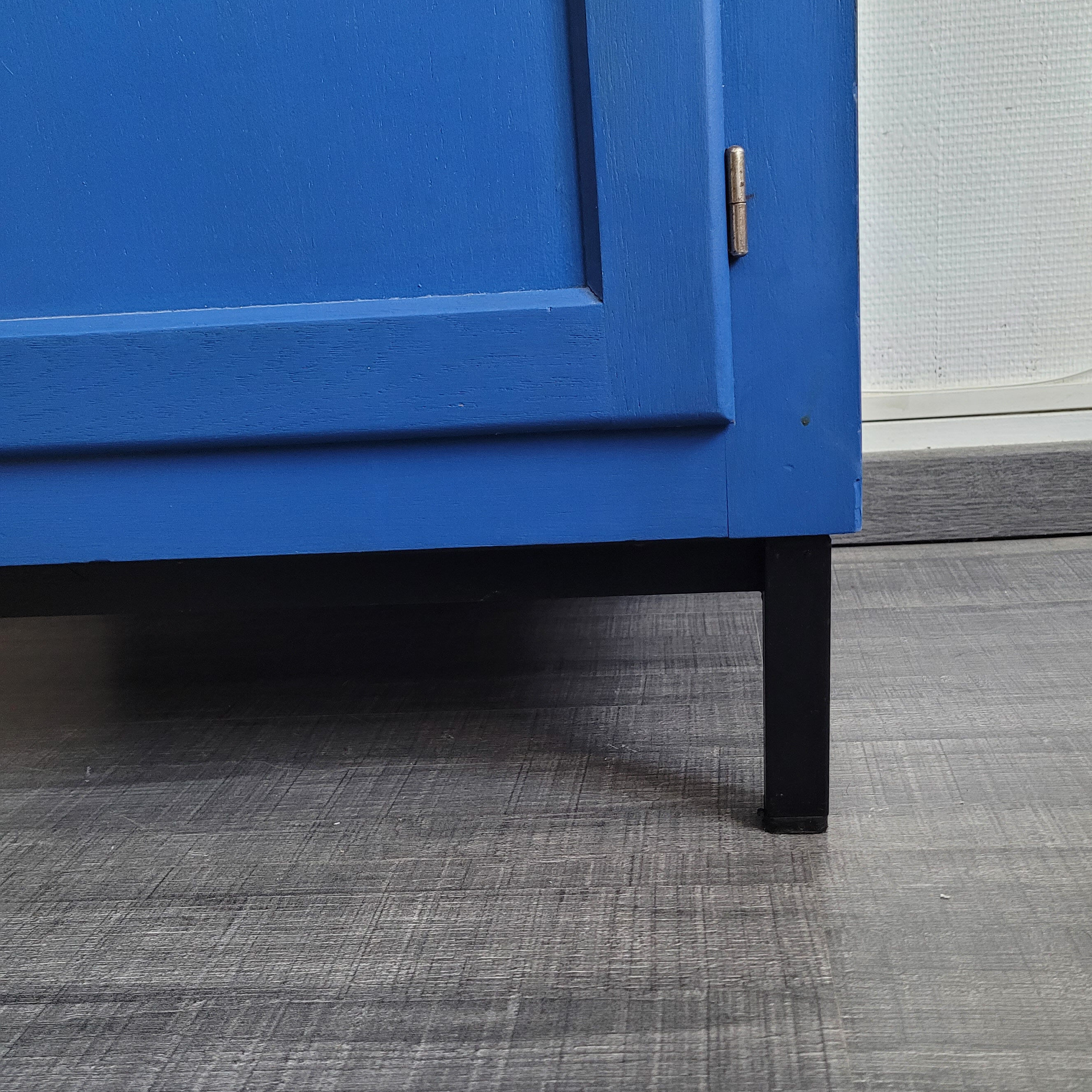 Vintage blue boarding wardrobe