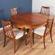 Retro teak 1960s mid century dining table & 6 chairs by G plan Victor Wilkins