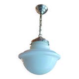 Vintage white opaline lustre from 1940.