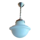 Vintage white opaline lustre from 1940.