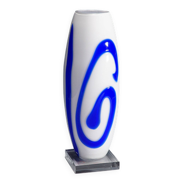 Grand vase en verre d'art Murano par Francesca Rosella pour V. Nason & C.