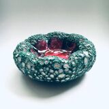 Mid-Century Italian Modern Art Pottery Bowl with Ocean Coral Structure, 1960s