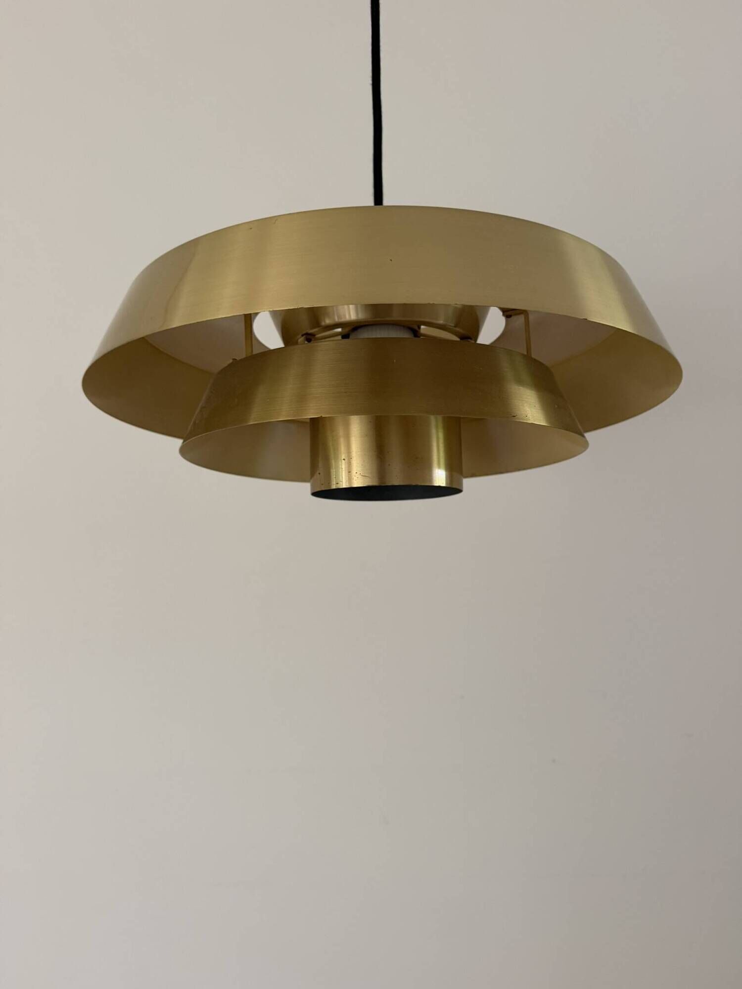 Vintage Fog & Morup Nova pendant - Brass - Jo Hammerborg - Danish design lamp