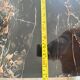 Extendable table + 4 marbled formica chairs