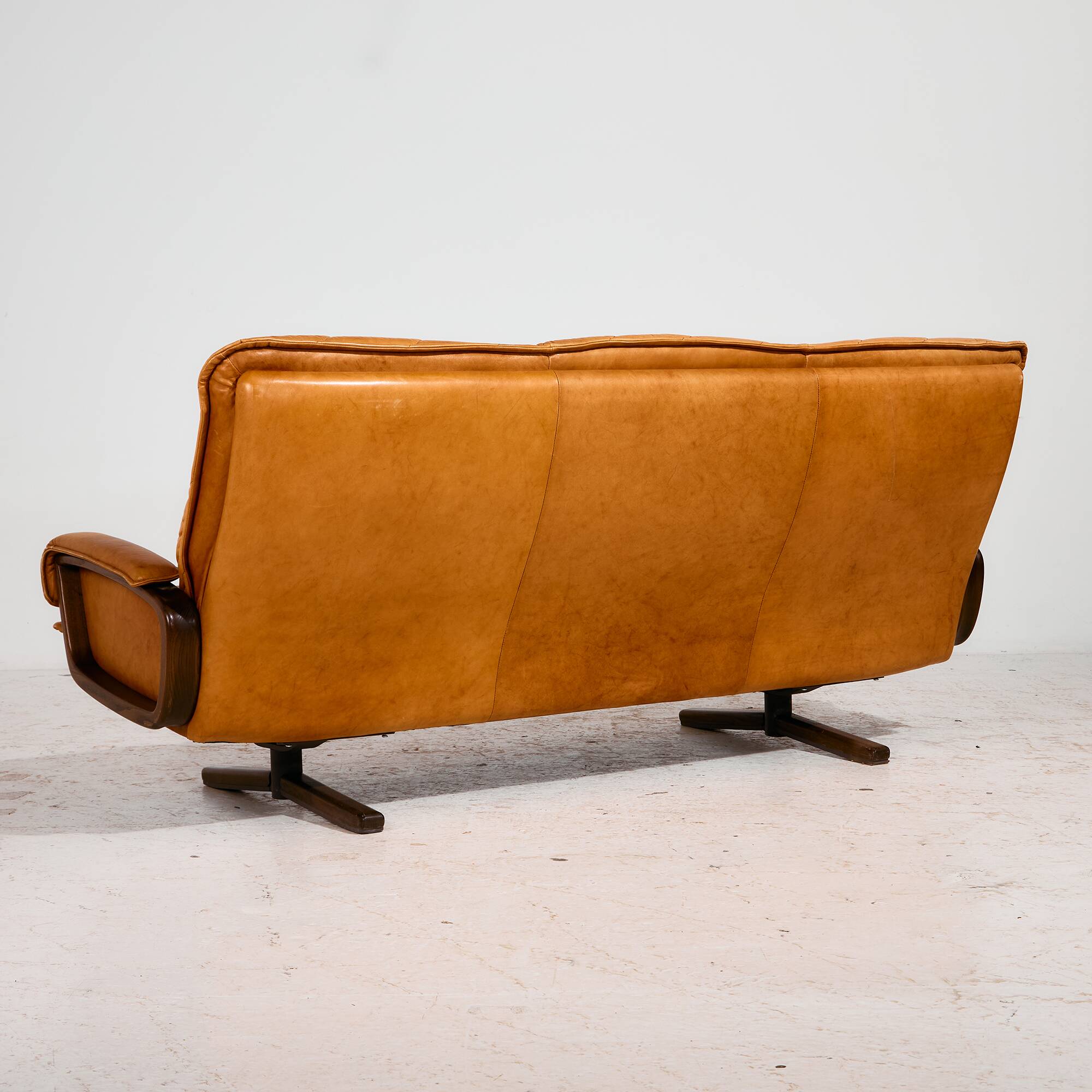 Leather sofa set, Set of 4