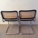 Pair of chairs Marcel Breuer Cesca B32