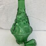Italian glass decanter green