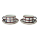 Duo of old Montereau cups