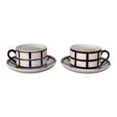 Duo of old Montereau cups