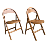 Pair of folding chairs B751 from Thonet