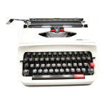 Revised Hermes baby S typewriter with new ribbon