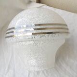 White speckled glass lampshade