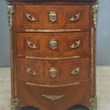 Louis XIV style marquetry chest of drawers