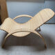 Pair of wicker armchairs