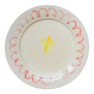 assiette coquillage artisanale