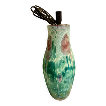 lampe ou vase - pâte de verre - signé Gambier - datée ou N° 99 - taille XXL
