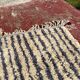 Vintage Moroccan Berber rug with multicoloured stripes – 332 x 244 cm